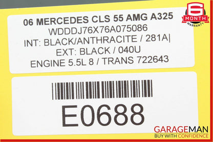 06-11 Mercedes W219 CLS55 Front Right Passenger Door Control Module OEM