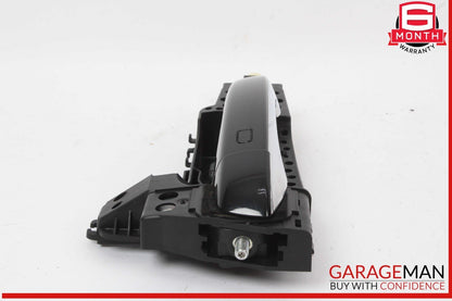12-18 Audi A6 A7 Rear Left Driver Side Exterior Door Handle Black 4H0837885 OEM