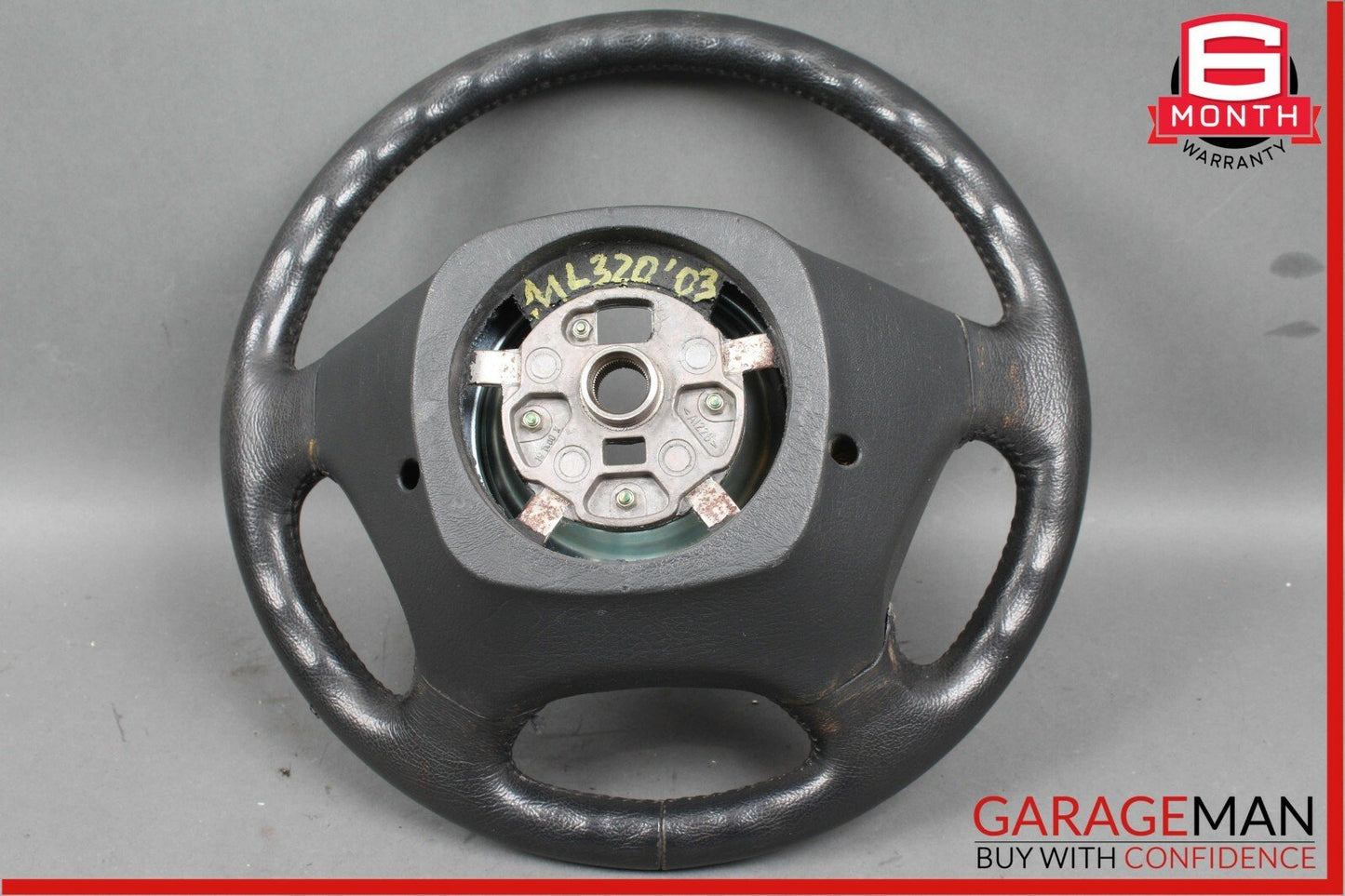 98-05 Mercedes W163 ML500 ML320 ML55 AMG 4 Spoke Driver Steering Wheel Black OEM