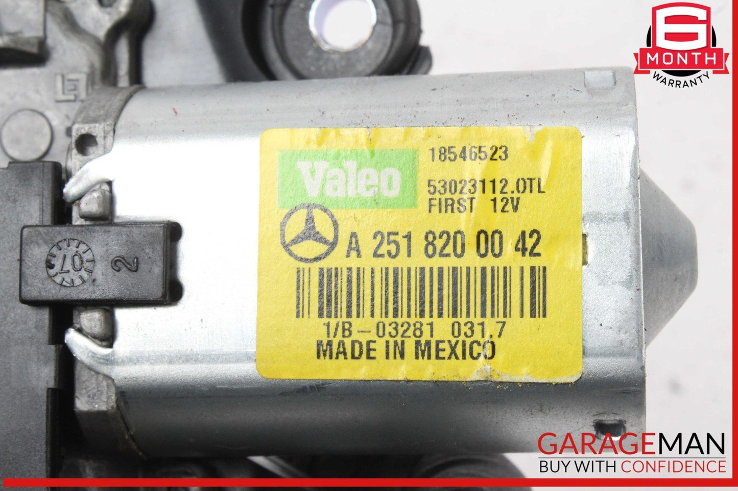 06-19 Mercedes X164 GL450 4MATIC Rear Glass Windshield Wiper Motor 2518200042