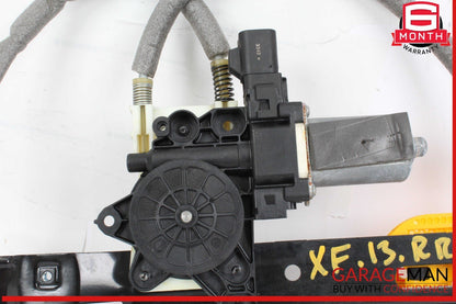 09-15 Jaguar XF XFR X250 Rear Right Passenger Side Window Regulator Motor OEM