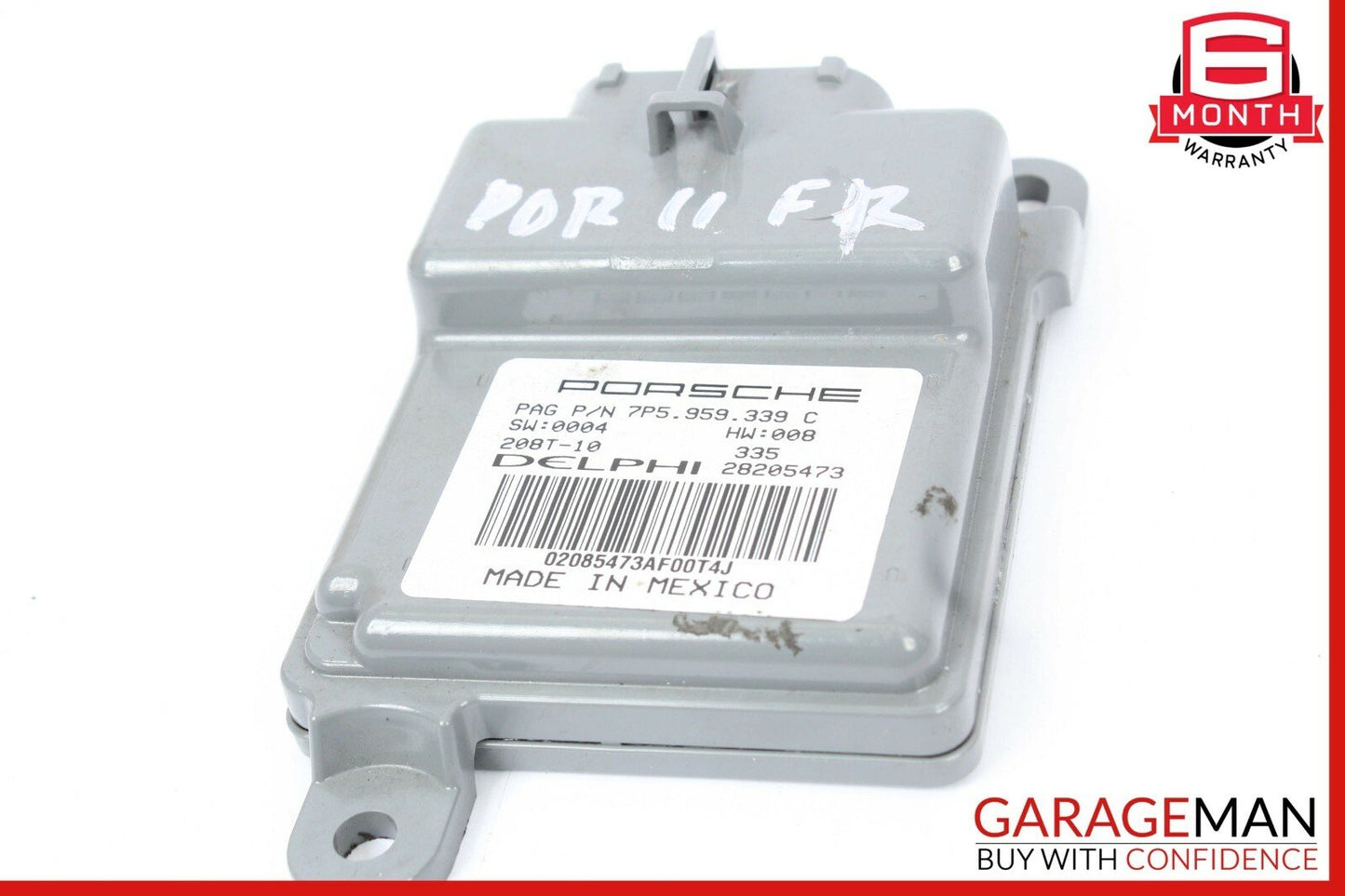 11-17 Porsche Cayenne 958 Front Right Seat Occupant Sensor Module 7P5959339C