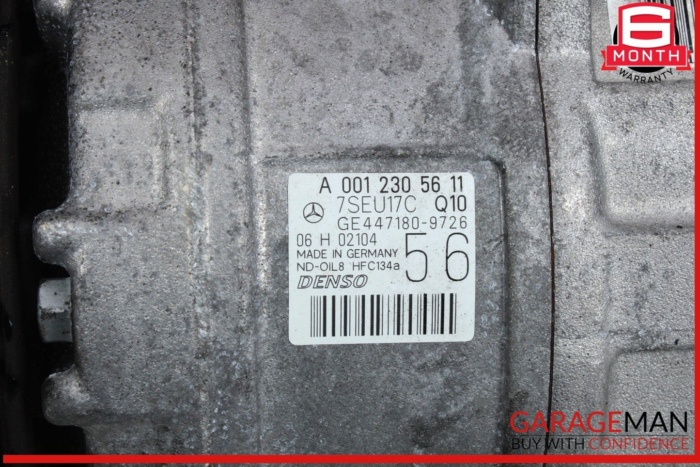 06-09 Mercedes W203 C230 CLK350 C280 A/C Air Conditioning Compressor 0012305611