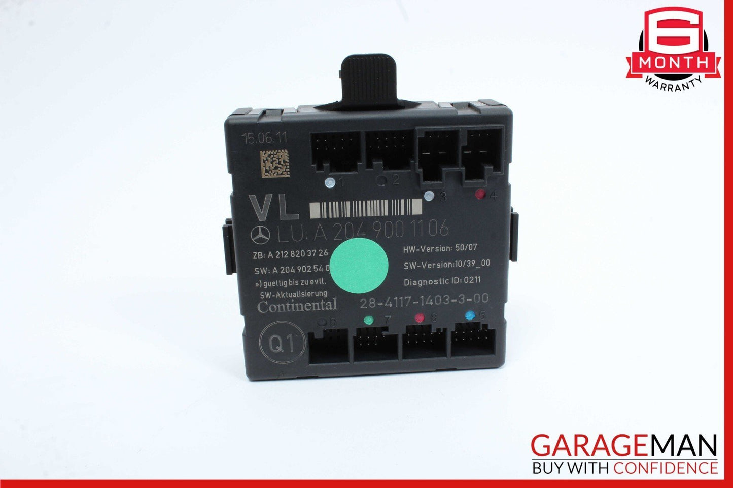 08-18 Mercedes W204 C350 C300 E400 E350 Front Left Side Door Control Module OEM