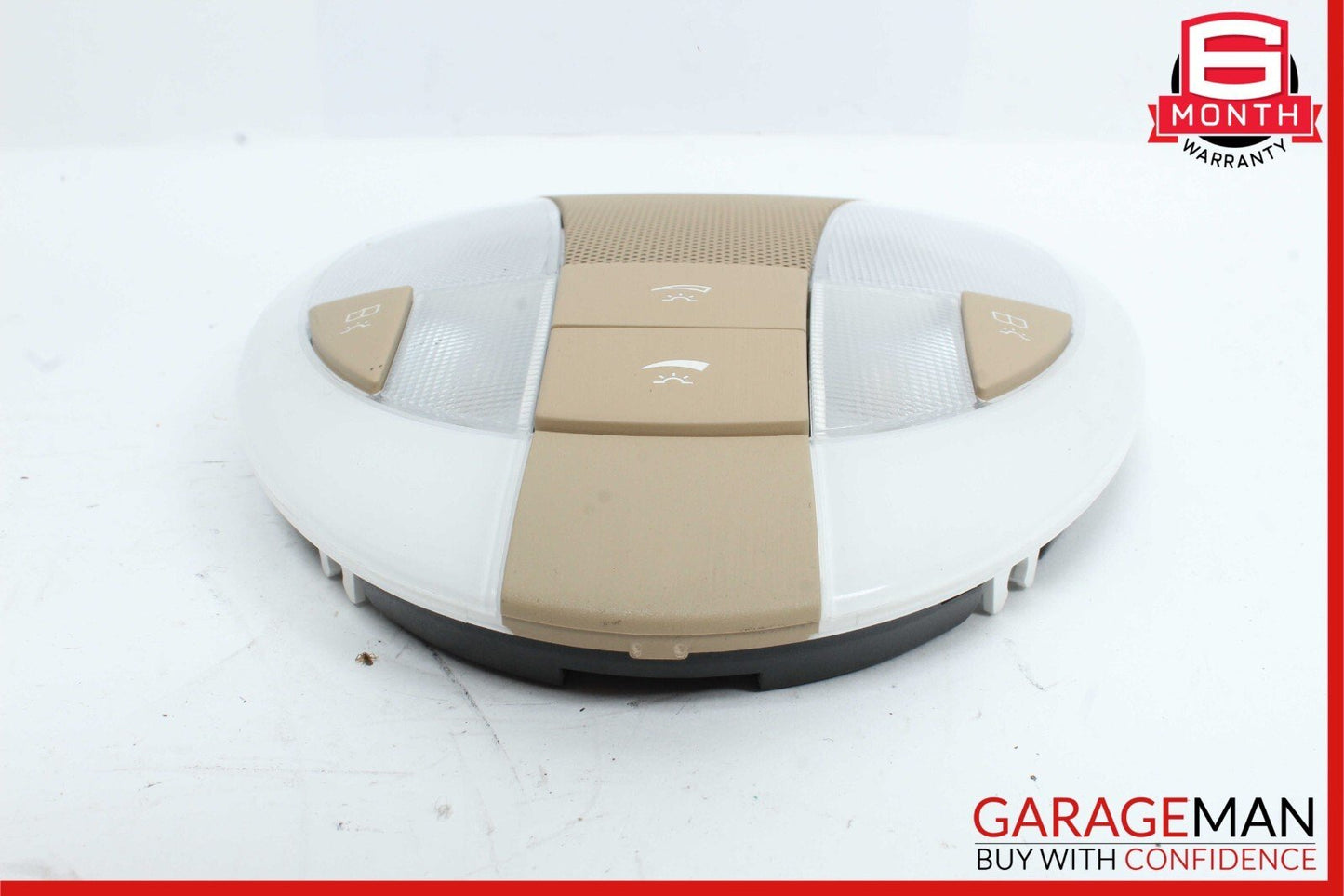 03-11 Mercedes W219 CLS500 E350 Rear Upper Overhead Dome Light Reading Map Brown