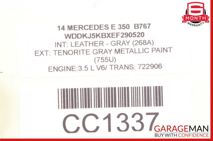 08-18 Mercedes W207 E350 CLS500 Front Right Side Seat Control Module Unit OEM