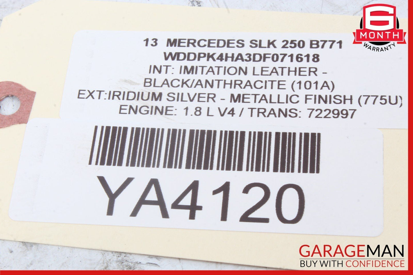 12-20 Mercedes R172 SLK250 SLK350 Rear Right Side Upper Control Arm OEM