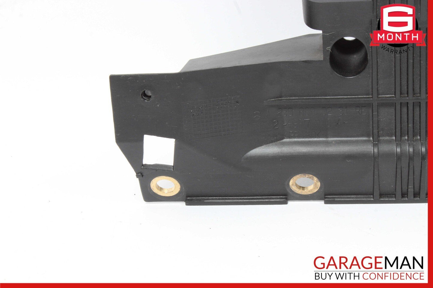 03-08 Mercedes R230 SL500 Rear Right Speaker Luggage Seat Belt Retractor Black