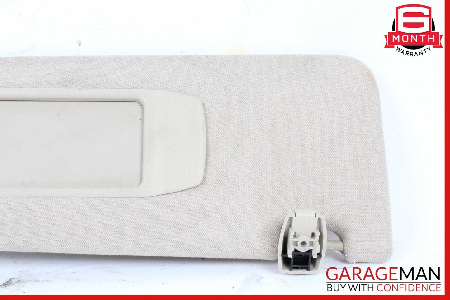 06-15 BMW 7 Series 750i 740i Right Side Sun Visor Sunvisor Gray M04B42005 OEM
