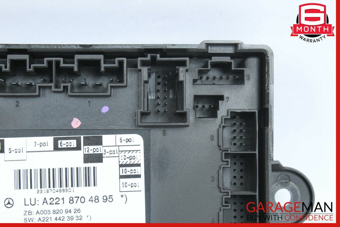 07-13 Mercedes W221 S550 Rear Right Passenger Side Door Control Module Unit A128