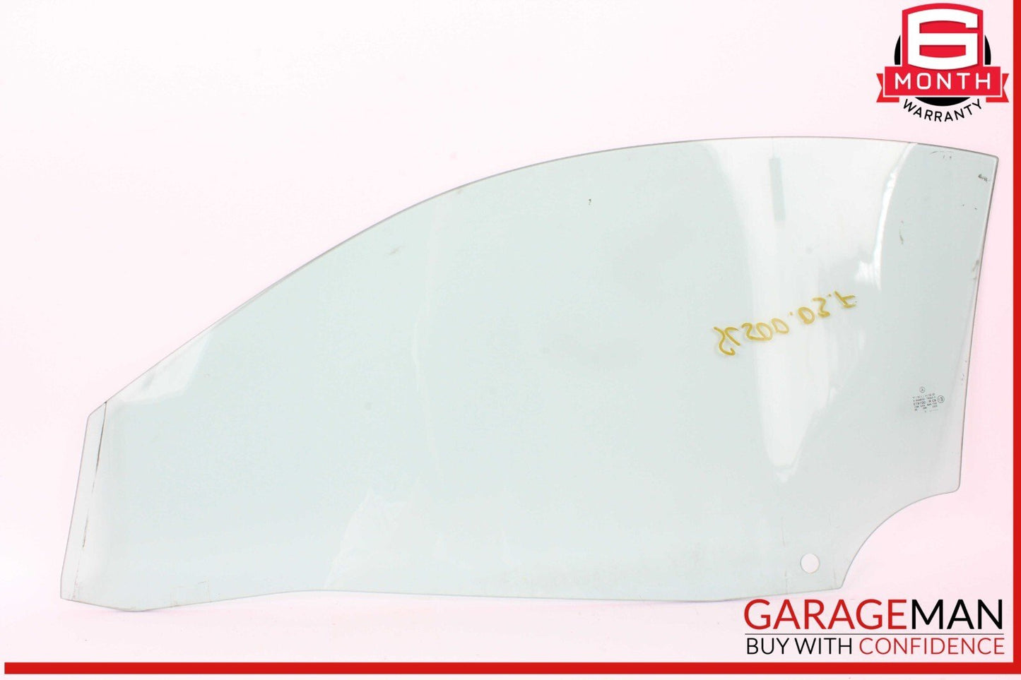 03-12 Mercedes R230 SL500 SL55 AMG Front Right Passenger Side Door Window Glass