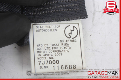 02-10 Lexus SC430 Rear Left or Right Side Seat Belt Retractor OEM