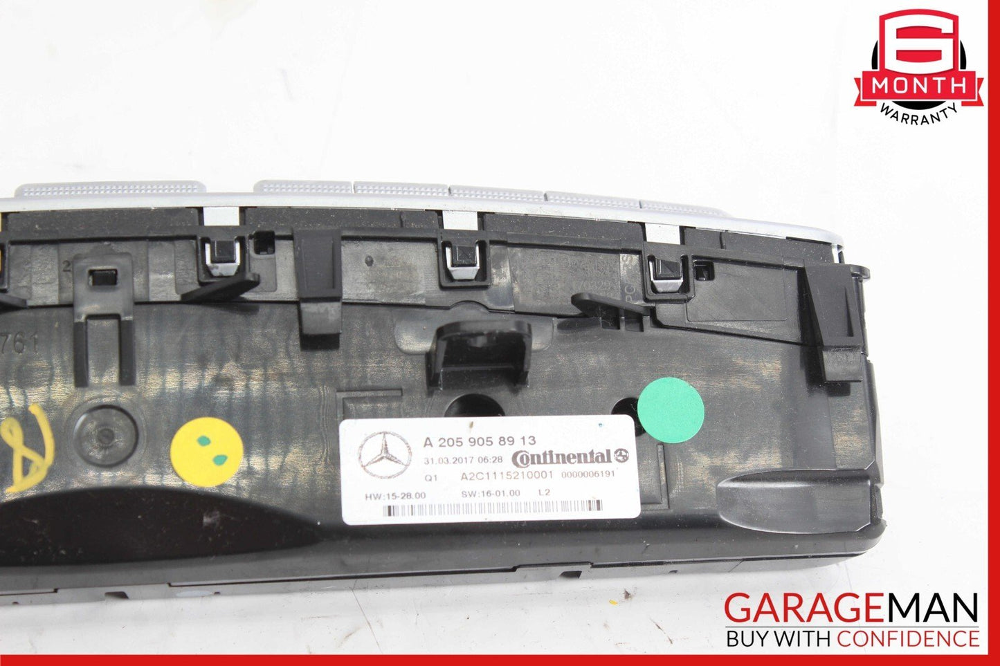 15-20 Mercedes W205 C350e C300 C400 A/C AC Heater Climate Control Switch OEM