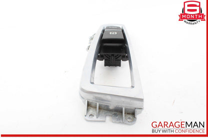 12-18 BMW 640i 650i Parking Brake Hill Hold Switch w/ Trim Panel 6822518 OEM
