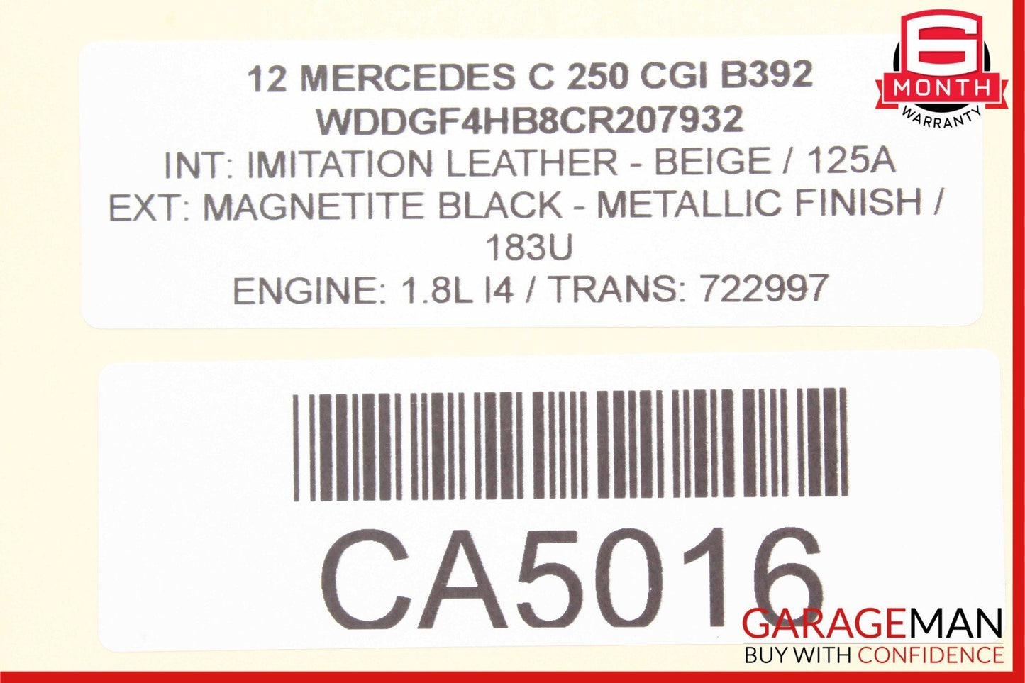 08-18 Mercedes W204 C250 C300 SLK250 Front Right Side Door Control Module Unit