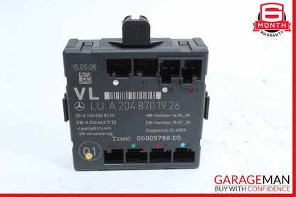 08-14 Mercedes W204 C300 Front Left Side Door Control Module OEM