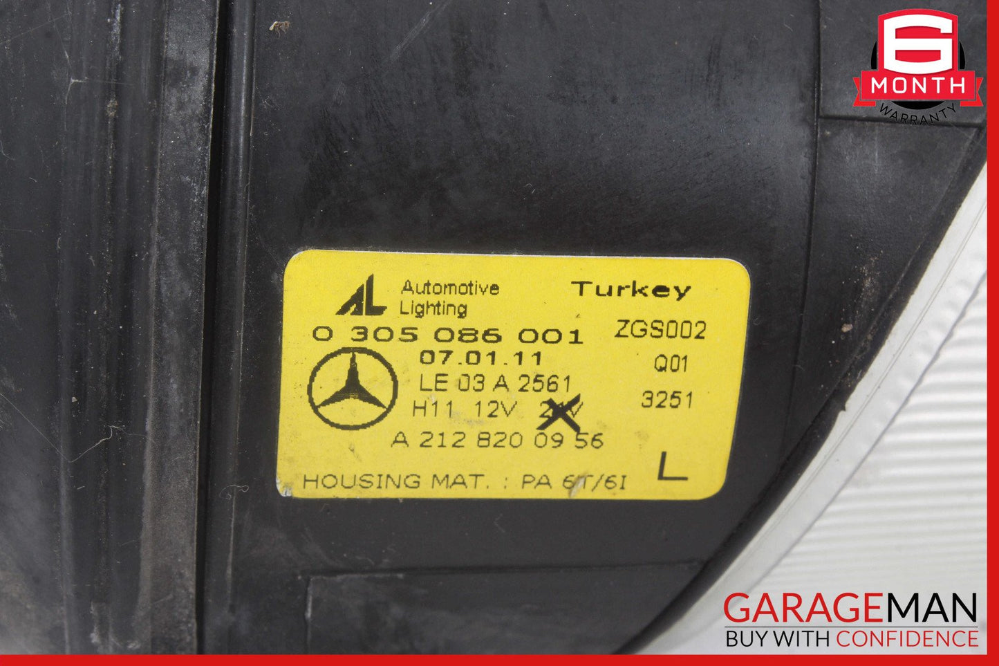 10-13 Mercedes W212 E350 GL450 S550 Sport Left Driver Side Fog Light Lamp OEM