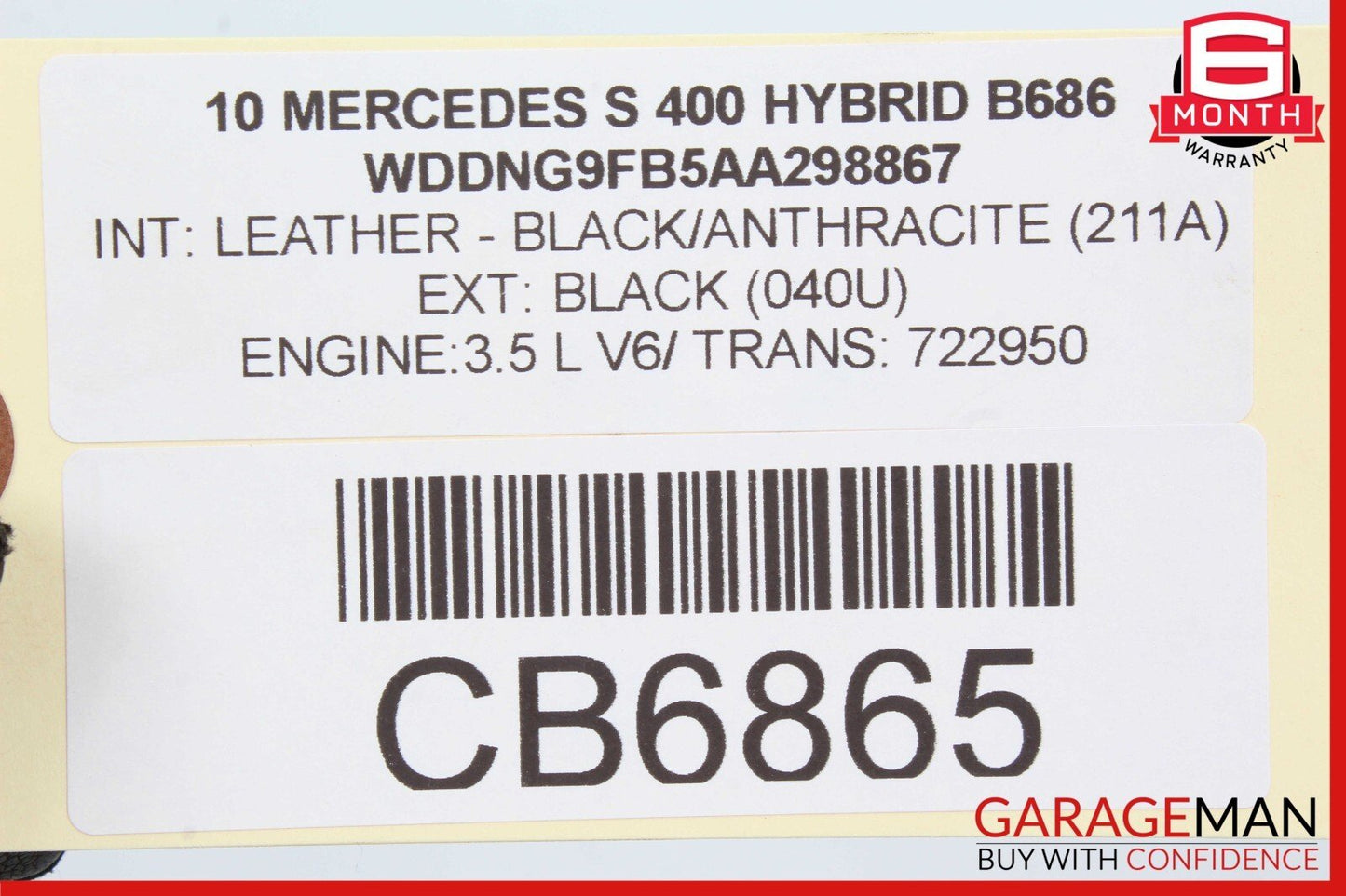 10-13 Mercedes W221 S400 C350 Front Right Side Bumper Fog Light Foglight Lamp
