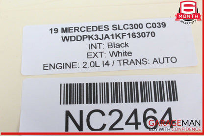 17-20 Mercedes R172 SLC300 Front Right Passenger Side Window Regulator Motor OEM