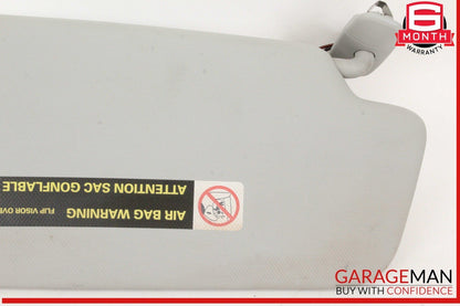 2009-2017 Audi A4 Front Left Driver Side Sun Visor Gray 8H0010501