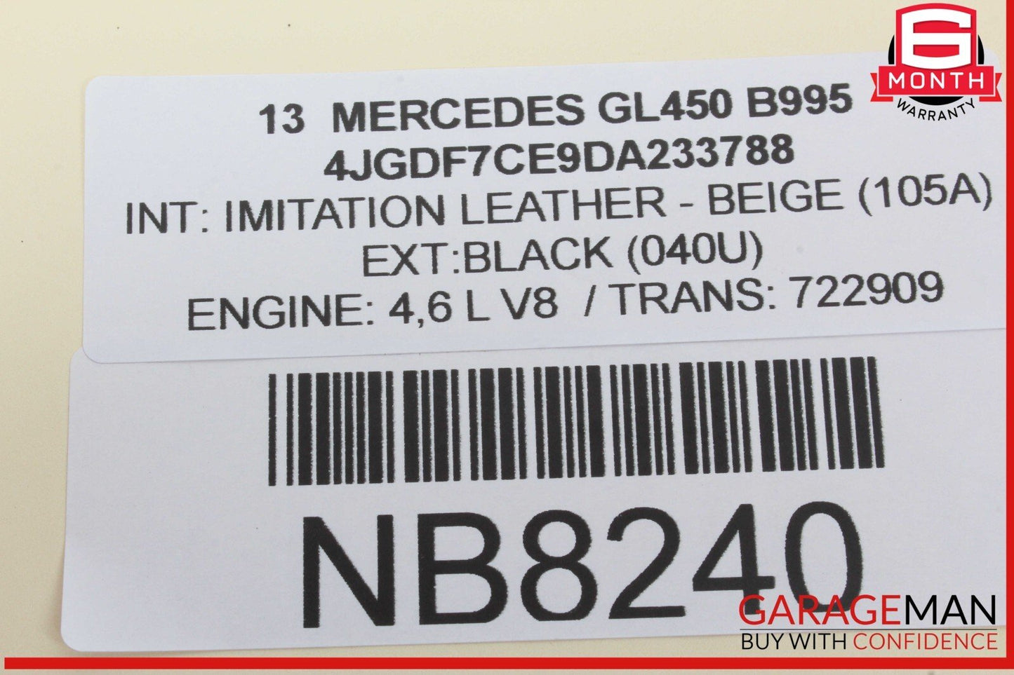12-19 Mercedes X166 GL450 GLS550 ML350 Sunroof Sun Roof Motor 1669001208 OEM