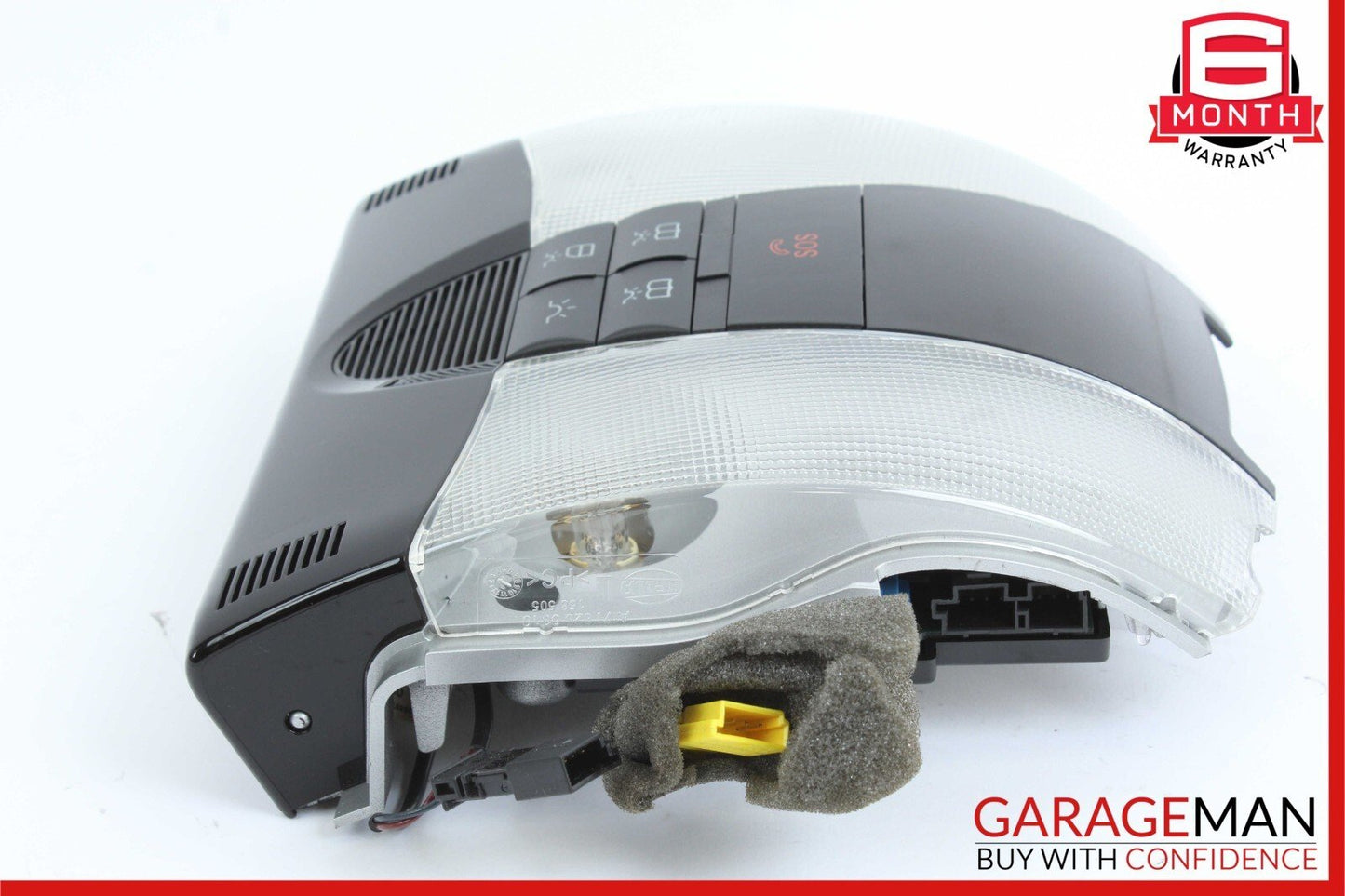 05-11 Mercedes R171 SLK280 SLK350 Overhead Reading Dome Light Lamp Black OEM