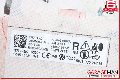 18-24 Audi S5 A5 A4 S4 RS5 Front Right Passenger Side Seat Airbag Air Bag OEM