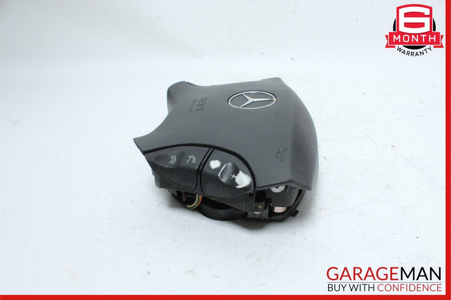 00-02 Mercedes W220 S500 S55 CL55 AMG Steering Wheel Air Bag Airbag SRS Black