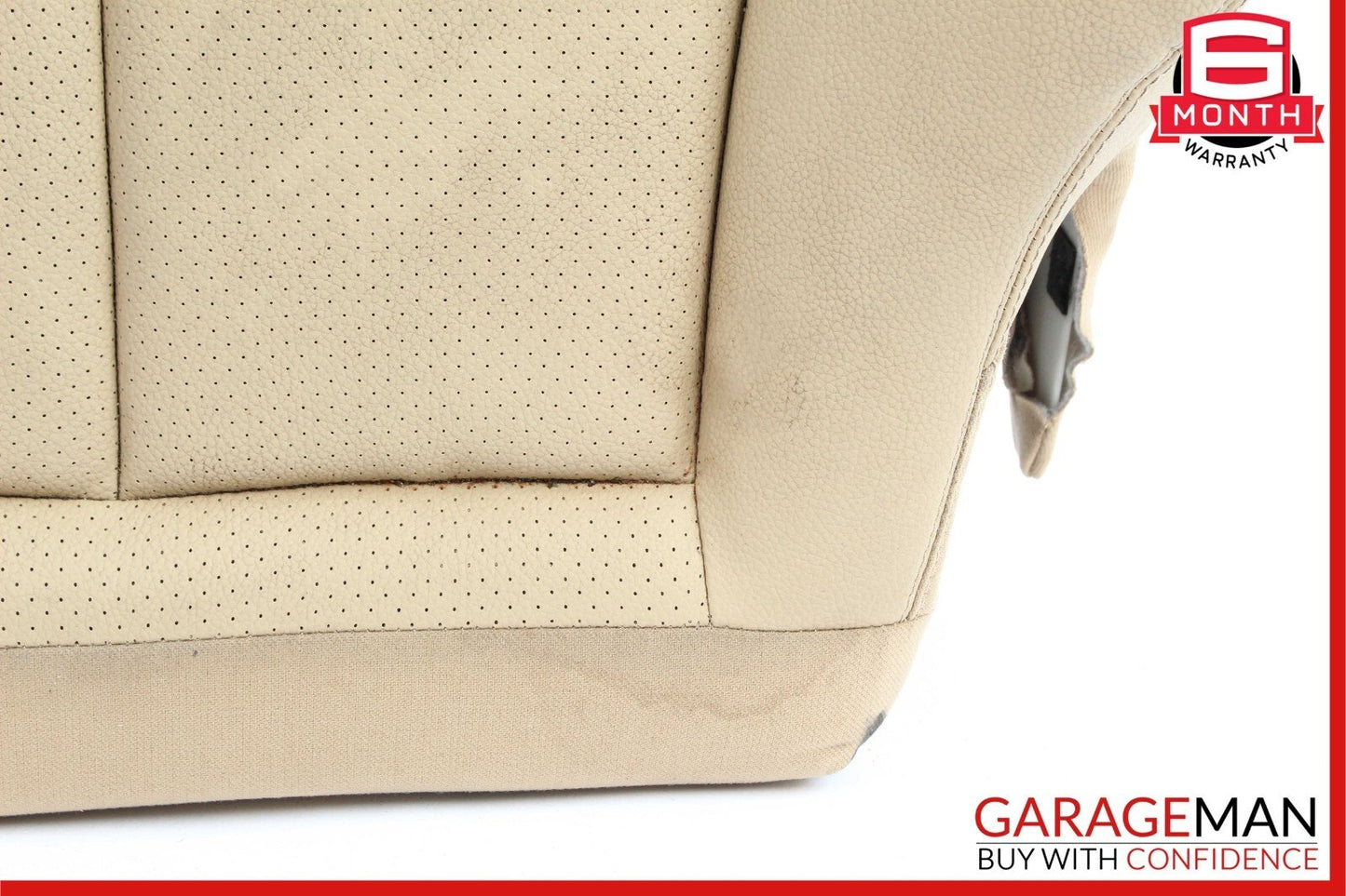 07-09 Mercedes W211 E350 E550 Front Right Lower Bottom Seat Cushion Cover Brown