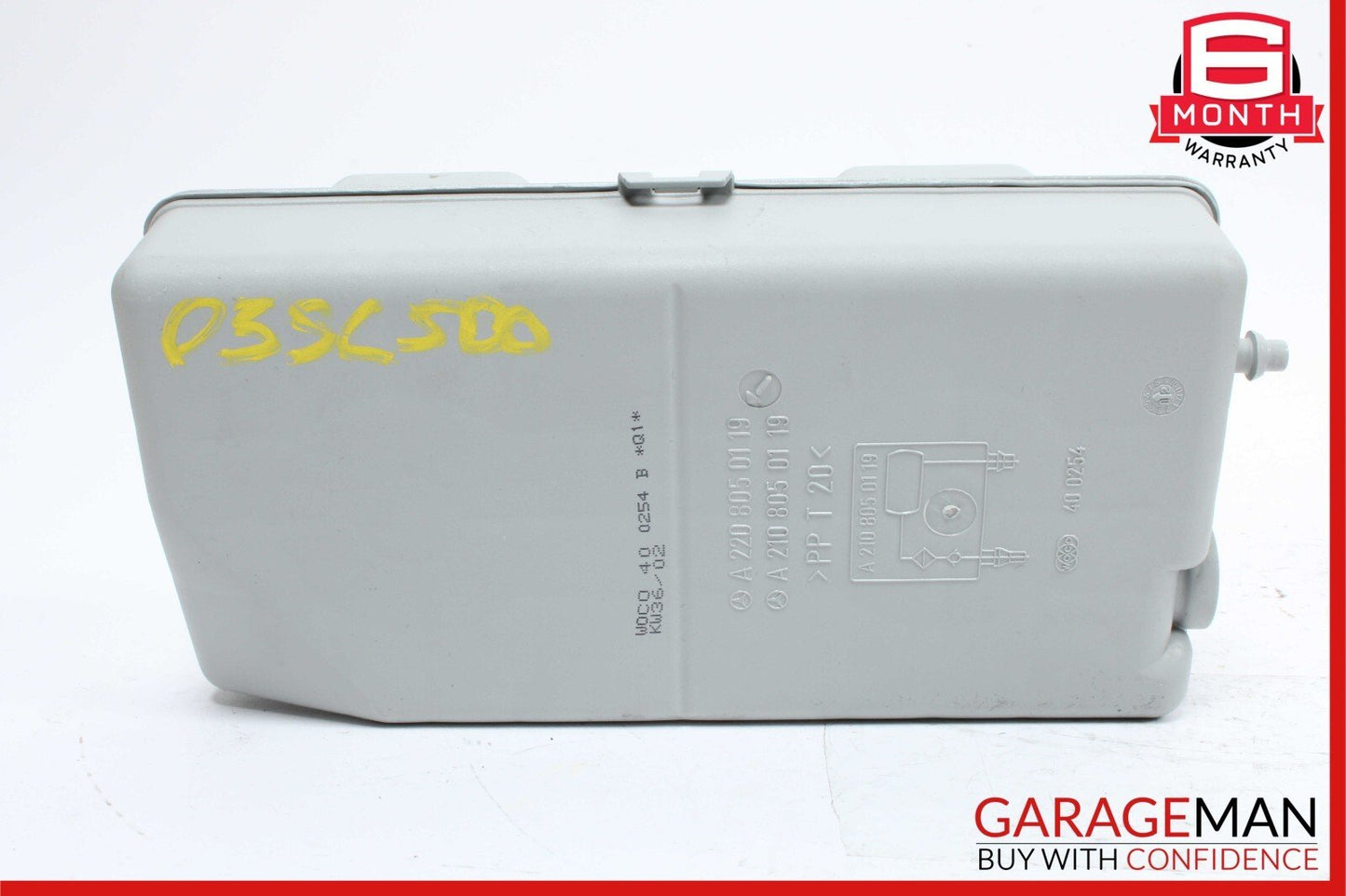 00-09 Mercedes R230 SL500 S500 Seat Vacuum Pump Reservoir Tank 2208050119 OEM