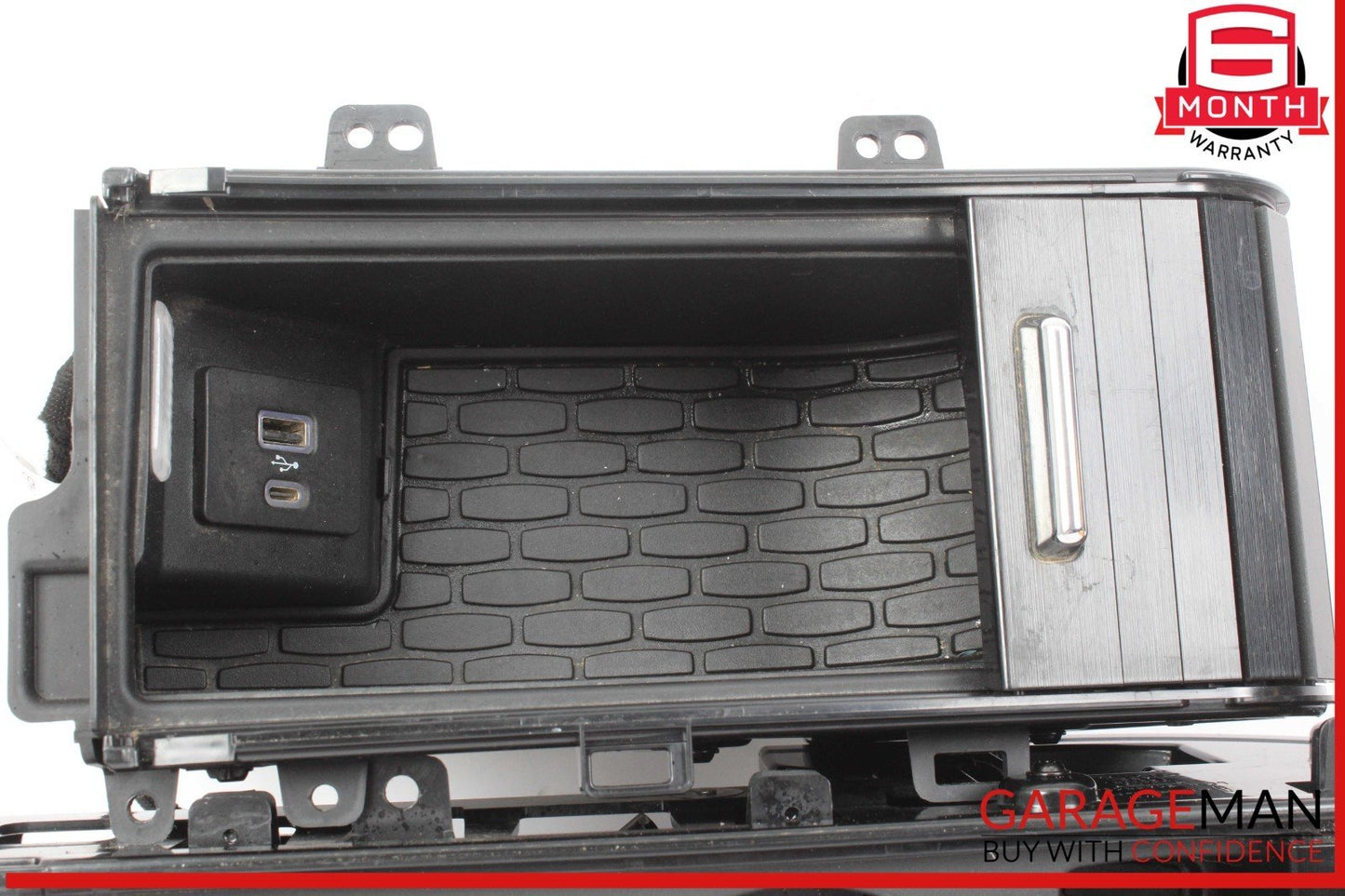 20-24 Lincoln Aviator Front Center Console Tray Storage w/ Cup Holder Black OEM