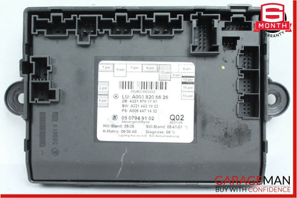 07-09 Mercedes W221 S550 Door Control Module Rear Left Or Right Side OEM
