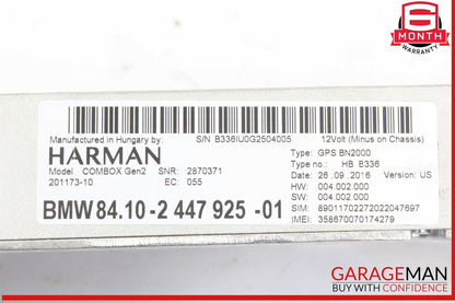 12-15 BMW X1 Telematics Communication Control Module OEM