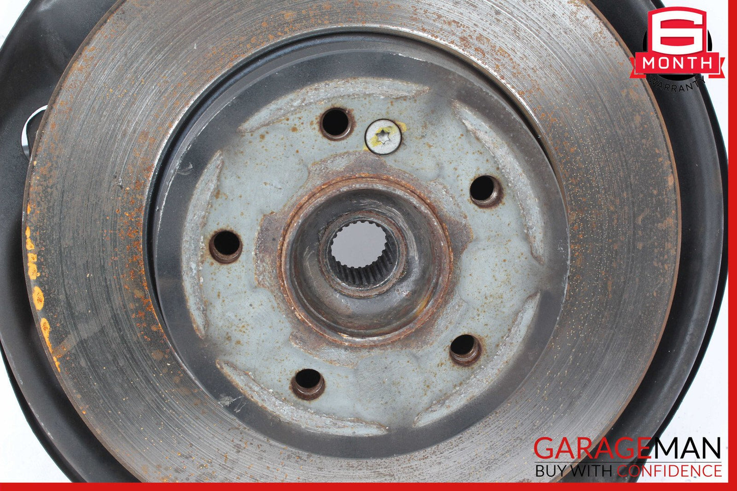 05-11 Mercedes R171 SLK350 Rear Left Spindle Knuckle Hub Bearing w/ Rotor Disc