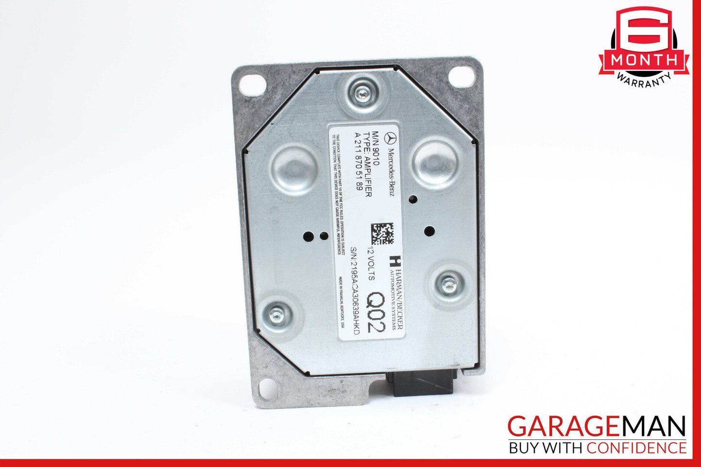 09-12 Mercedes W219 CLS550 E350 SL500 Subwoofer Amp Amplifier Harman Becker OEM
