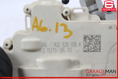 12-18 Audi A6 A7 Rear Right Passenger Side Door Lock Latch Actuator OEM