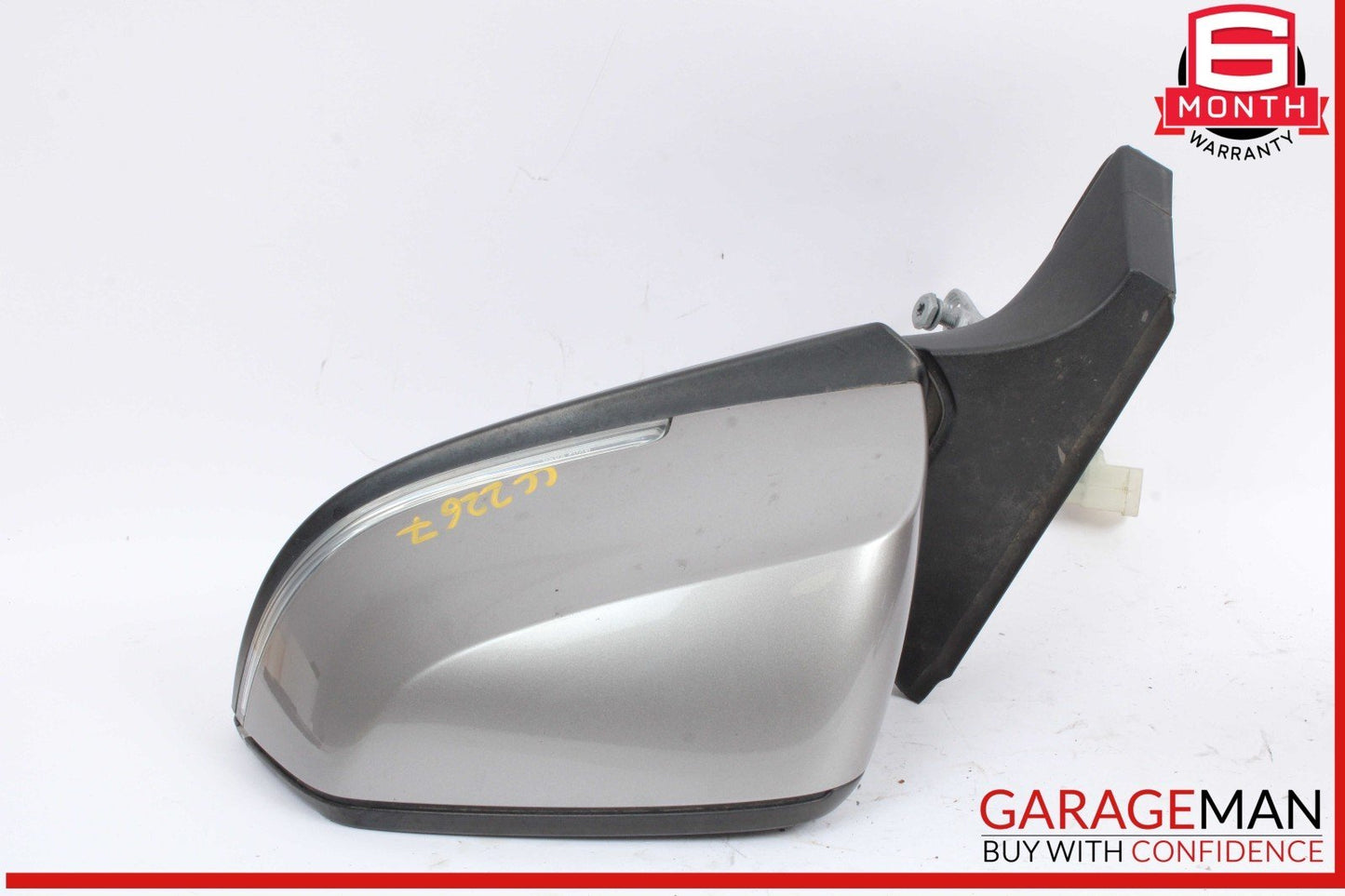 14-21 BMW i3 I01 Hybrid Front Left Side Door Rear View Mirror Heated Gray OEM