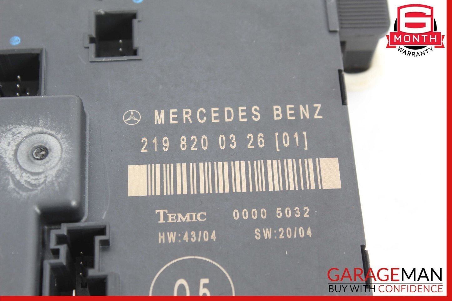 06-11 Mercedes W219 CLS63 AMG CLS550 CLS350 Rear Right Side Door Control Module