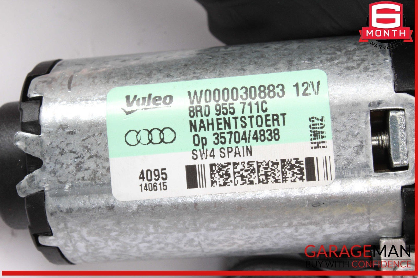 13-17 Audi Q5 Rear Windshield Tailgate Liftgate Wiper Motor 8R0955711C OEM