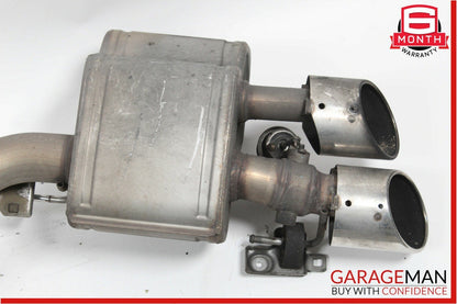 14-17 Maserati Ghibli Rear Right Side Exhaust System Muffler Dual Tip Assembly