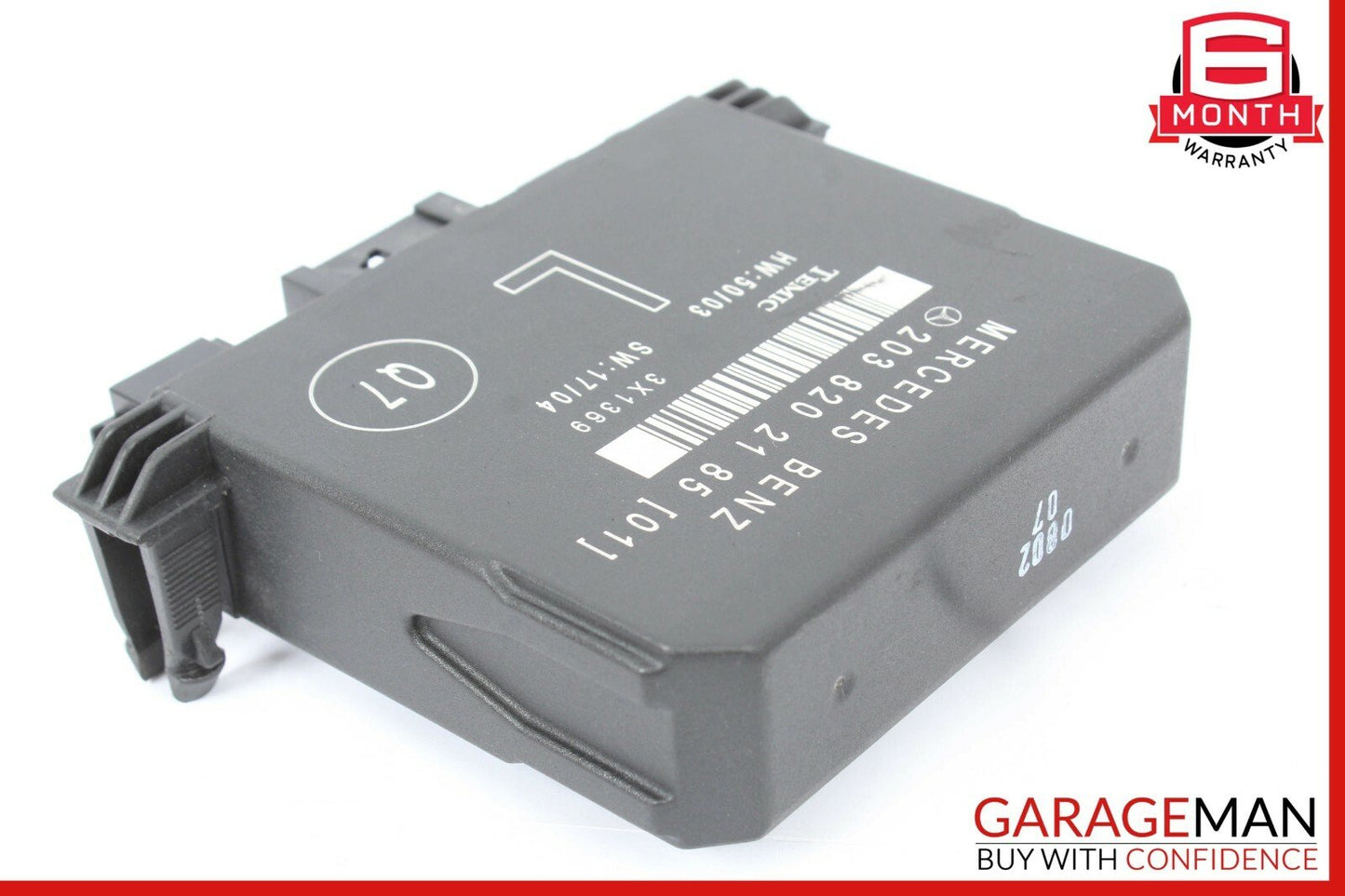 01-07 Mercedes W203 C230 C320 C55 AMG Rear Left Side Door Controller Module Unit