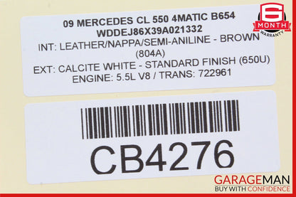 07-14 Mercedes W216 CL550 S550 Electronic Parking Button Switch 2215401445 OEM
