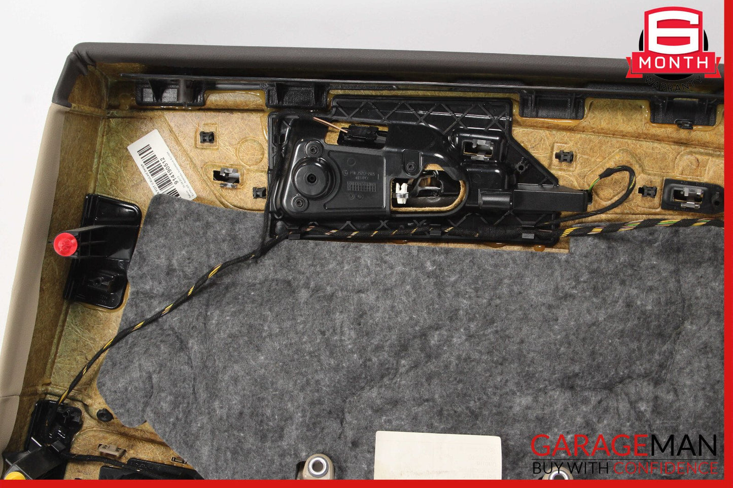 12-14 Mercedes W218 CLS550 Rear Left Driver Side Interior Door Panel Beige OEM