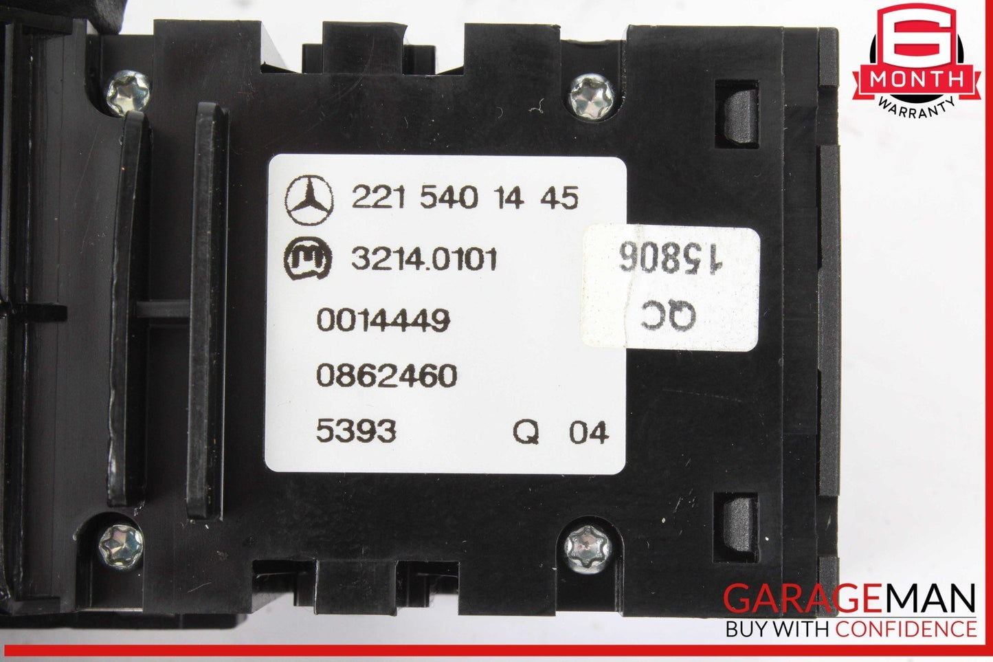 07-14 Mercedes W221 S550 CL550 Electronic Parking Button Switch 2215401445 OEM