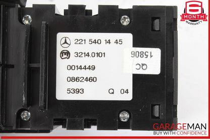 07-14 Mercedes W221 S550 CL550 Electronic Parking Button Switch 2215401445 OEM