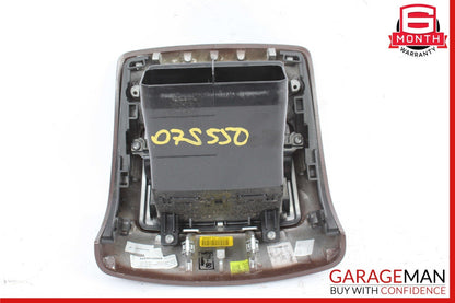 07-13 Mercedes W221 S550 S400 Rear Center Console A/C Air Vent Trim Bezel Wood