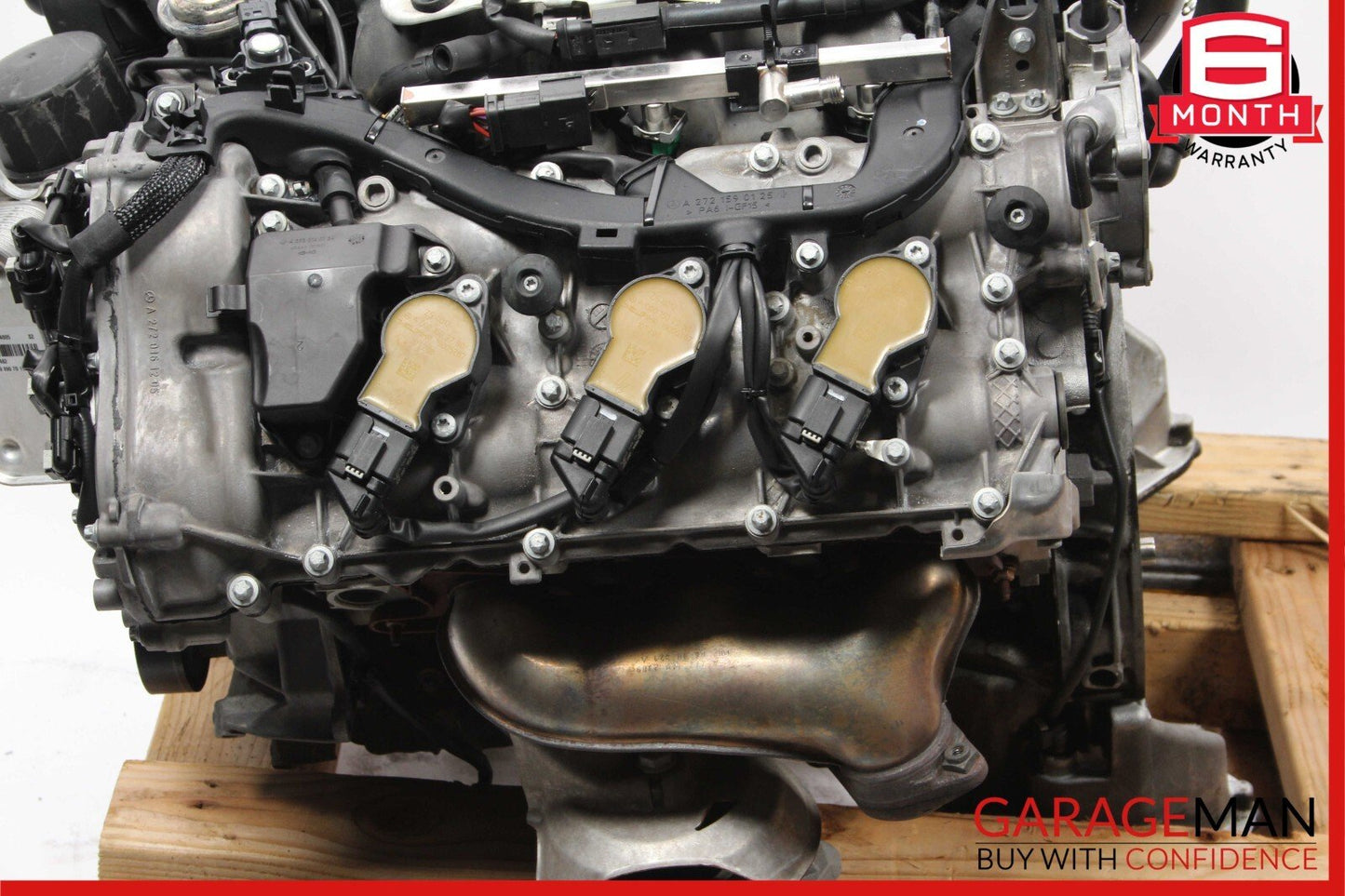 08-11 Mercedes W204 C300 Engine Motor Block Assembly 3.0L V6 M272 RWD 157k