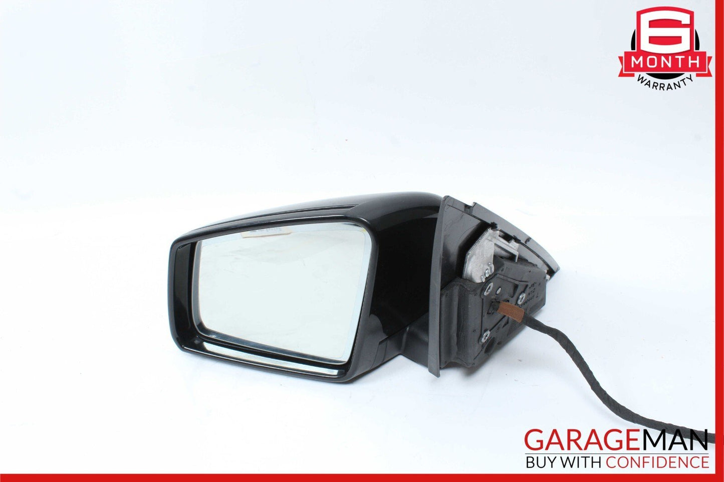 12-14 Mercedes W204 C300 Sedan Left Driver Side Rear View Door Mirror Black OEM