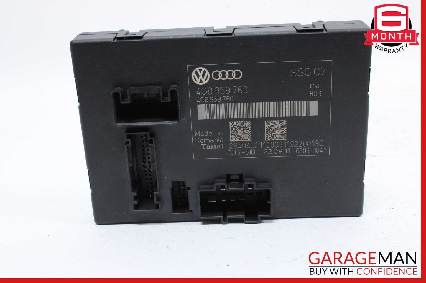 12-18 Audi A7 Front Left Driver Side Seat Control Module OEM