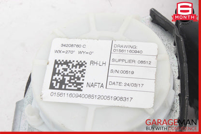 17-23 Alfa Romeo Giulia Rear Left or Right Seatbelt Seat Belt Retractor OEM